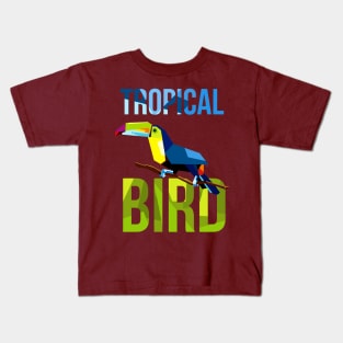 Tropical Bird Toucan Kids T-Shirt